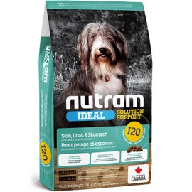 Nutram I20 Ideal Solution Support Skin, Coat & Stomach Dry Dog Food, Lamb & Brown Rice Recipe, Made with Holistic Nutrition for Sensitive Digestion & Shiny Coat (25 Pounds)