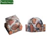 Pedoleco Coasters Set of 6 with Storage Case for Crafts,