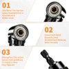 GRENPRO Flexible Drill Bit Extension Set 4PCS 1/4-1/2 Inch Socket