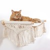 nets Tribe Macrame Cat Wall Shelves & Hammock - Comfy