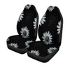 Pinbeam Car Seat Covers Yellow Flower Daisy Pattern in Beautiful