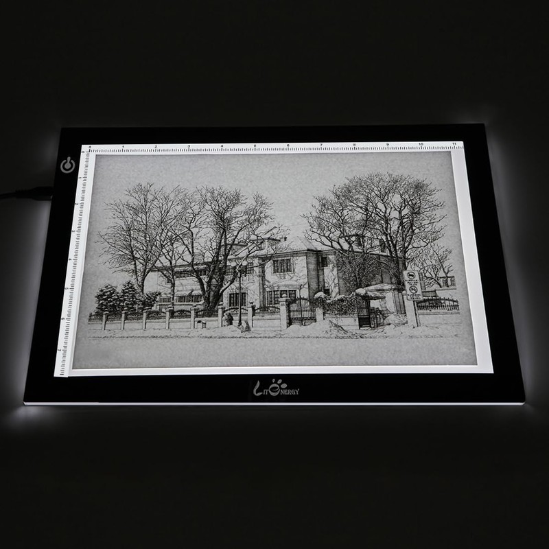LitEnergy A4 LED Copy Board Light Tracing Box, Adjustable USB