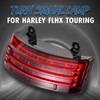 NATGIC Motorcycle Tail Light Tri Bar Tail Light L-E-D Brake