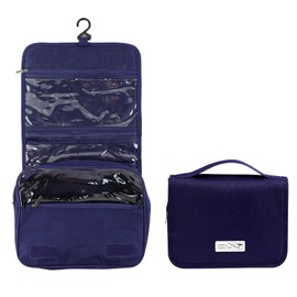 Bldrwer Toiletry Bag Men Toiletry Bag Women Cosmetic Bag 1 Piece Hanging Toiletry Bag Multiple Cabins Large Capacity for Travel Bathroom Toiletries (Brown), blue, Fashion