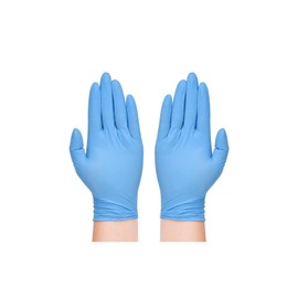 SECURE PLUS Nitrile Exam Gloves Disposable Gloves，Cleaning Service Gloves，Boxed 200