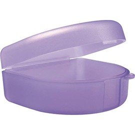 wellsamed Dento Box Braces Box Purple Can Also for Bite Splint Grinding Splint Pack of 1