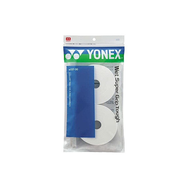 Yonex Tennis Grip Tape Wet Super Grip Tough AC13730 White