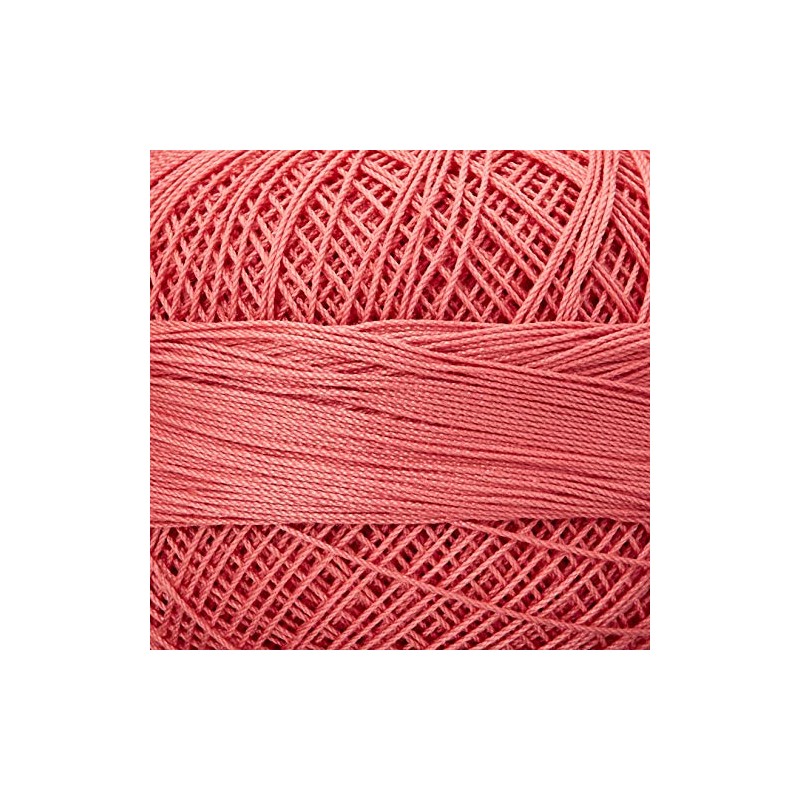 Handy Hands Lizbeth Premium Cotton Thread, Size 40, Coral Pink