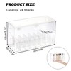ELLDOO Rollerball Perfume Organizer, 24 Spaces Clear Acrylic Perfume Storage