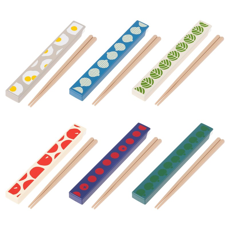 maebata 53098 Medamayaki Chopsticks and Cutlery Set, Made in Japan,