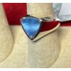 Natural Creations mens sterling silver ring Size 8 Labradorite