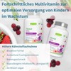 Methylierte Kinder Multivitamin Gummies, MTHFR Unterstützung mit B-Vitaminen, Clean Label,