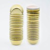 Gifbera Mini Foil Baking Cups Gold, 300-Count Bright Foil Paper