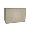 Rectangular Drum Lampshade (10x16) (10x16) x 11 Softback Textured Oatmeal