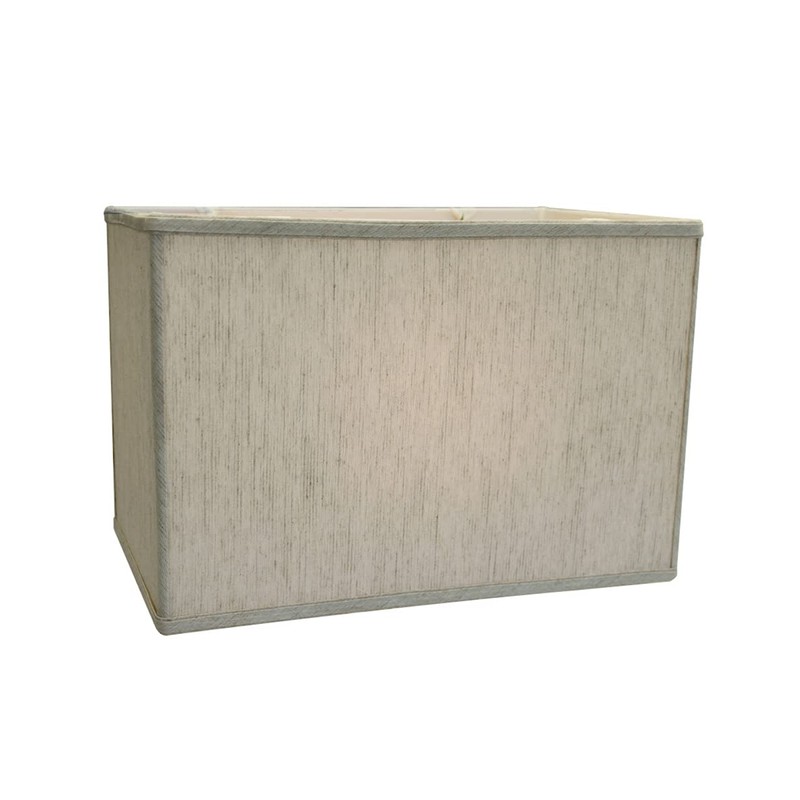 Rectangular Drum Lampshade (10x16) (10x16) x 11 Softback Textured Oatmeal