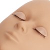 Lash Mannequin Head Soft Silicone Replaced Eyelids Mannequin Head for