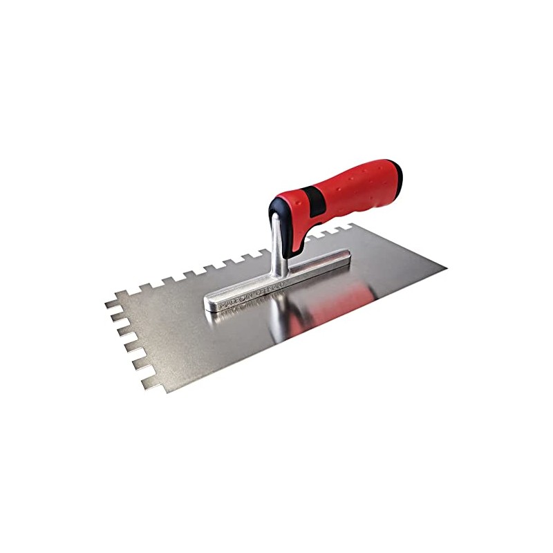 Tile Set 3-Piece with Smoothing Trowel Rustproof Teeth 6 x