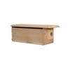 Bird Habitats Horizontal Bluebird House – Predator-Resistant Nest Box by