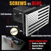 Synrroe 2" Heavy Duty Stainless Steel Flag Hitch Cover, Car
