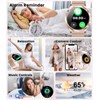 SUNKTA Thin Smart Watch for Women, 1.32" AMOLED Ladies Smart