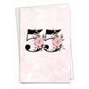 NobleWorks - 55th Milestone Anniversary Congratulations Notecard w/ 5 x