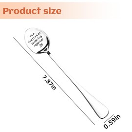 Couples Coffee Tea Spoons Gifts for Wife Husband Anniversary Valentines Gifts for Girlfriend Boyfriend Christmas Birthday Gifts for Fiancee Fiance Wedding Engagement Gift Ice Cream Spoon 2Pcs