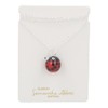 Samantha Abbott Glass Necklace - Ladybird