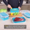Extra Large Collapsible Food Storage Containers with Lid & Air