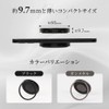 Owtec OWL-MW01-BK Magnetic Wireless Charger with Smartphone Ring, Thickness: Approx.