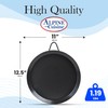 Alpine Cuisine Nonstick Round Comal Griddle 11-Inch - Black Carbon