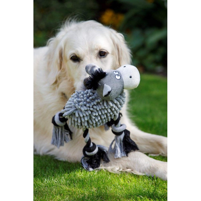 Petface Farmyard Buddies Noodle Donkey Plush Dog Toy