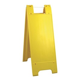 Blank Minicade A-frame Portable Sign Stand, Color=Yellow