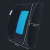 Kine Travel 169821 Lumbar Pillow Gel Car Office Ergonomic Physiotherapist