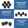 BCENG Pack of 50 M8 Galvanised Cap Nuts Cap Nuts