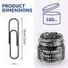 Juego de 100 clips Jumbo - 5,1 cm - Negro