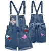 Peacolate 5-10T Little & Big Girls Correas Ajustables Monos Cortos
