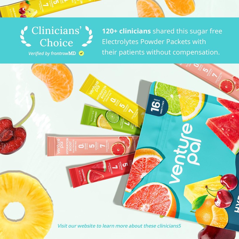 Venture Pal Sugar Free Electrolyte Powder Packets - Liquid Daily
