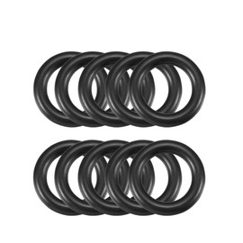 uxcell Nitrile Rubber O-Rings 22mm OD 14mm ID 4mm Width, Metric Sealing Gasket, Pack of 10