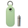 FUWAMORI Keychain with Leather Cover, Waterproof and Dustproof, Double Layered