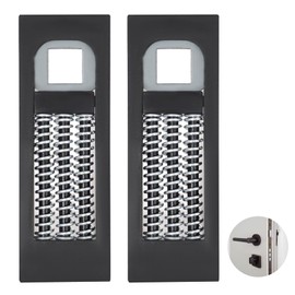 UPVC Door Handle Springs Cassette Loaded Mechanism to Prevent Sagging Handles,Replacement Door Spring Compatible with Hoppe & Most uPVC Door Handles Durable Steel & Aluminium Build,2Pcs Black