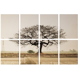 Leadeeds Art Acoustic Wall Panels Sound Absorbing - Tree of Life Wall Art for Living Room, Office, Bedroom - Self Adhesive Acoustic Panels for Wall, Stylish & Easy-to-Install Soundproof Solution