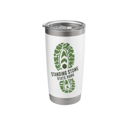 Standing Stone State Park New York Forest NY Hiking Boot Stainless Steel Insulated Tumbler