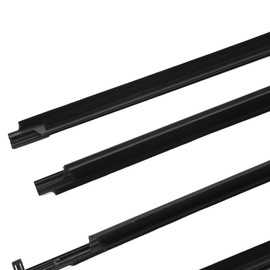 Car Window Weatherstrip 4PCS Car Window Moulding Trim Noise Reduction 68160 AE010 Replacement for 2003 to 2010