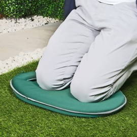 Taylor & Brown Memory Foam Neoprene Garden Kneeler Padded Cushion Seat W/Handle - Waterproof - For Gardening, Weeding Baby Bath, Picnics, DIY, Exercise Workout Kneeling Pad (Green)