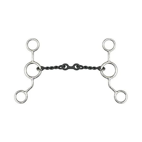 Showman Stainless Steel Junior Cow Horse Snaffle Bit w/ 6"