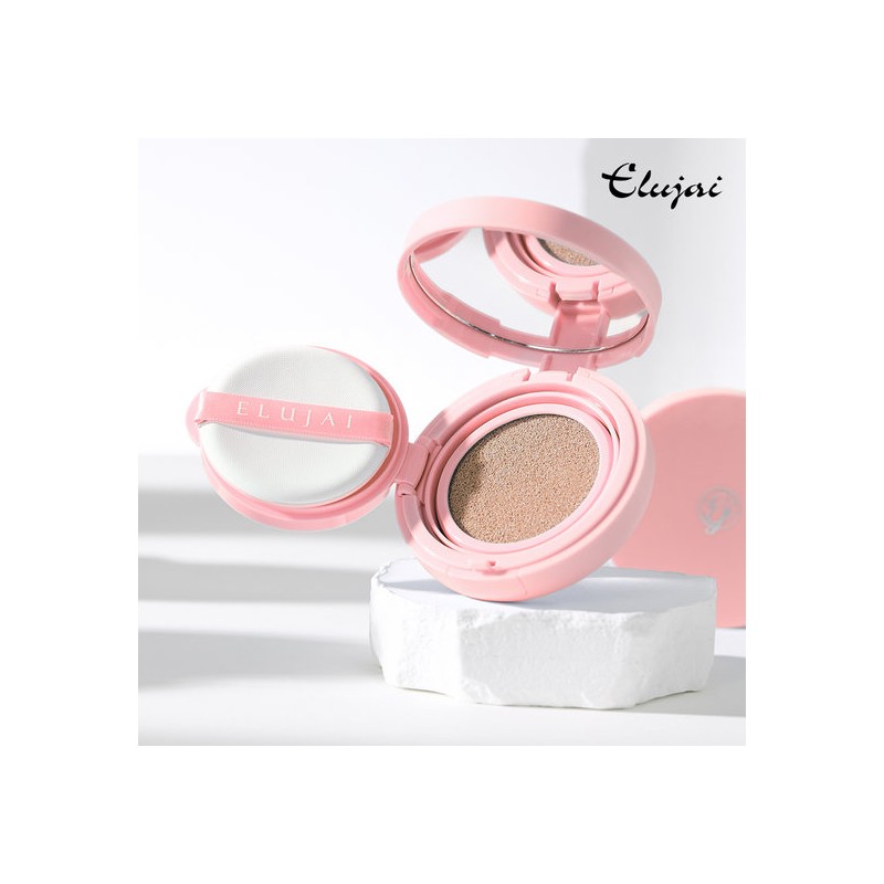 Eluzai Collagen Cushion 15g 3 Types SPF50+ Sun Cushion Foundation-Free