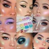 8 Color Face Cheek Highlighter Makeup Palette Shimmer Glitter Iridescent