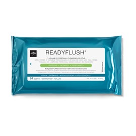 Readyflush Wipes Scented, 8"x12"