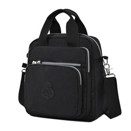 Estwell Women's Shoulder Bag Backpack Girls Small Handbag Waterproof Nylon Messenger Bag Multi Pockets 3 in 1 Shoulder Bag/Backpack/Cross-Body Bag