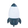 Funtime Gifts Rocket Night Lamp,Blue/White,10630